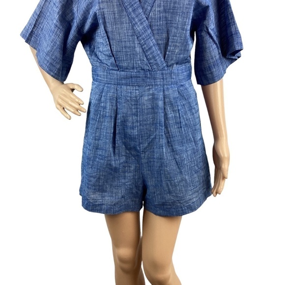 Seafolly Australia Romper Size S Blue Cotton - Picture 3 of 7
